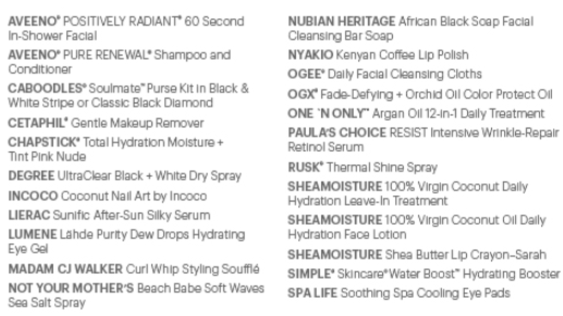 Allure Beauty Thrills box 2017 list see more at icangwp blog your gift with purchase destination