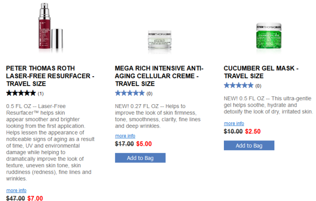 Peter Thomas Roth Travel Sizes labor day aug 2017 new 2 see more at icangwp blog