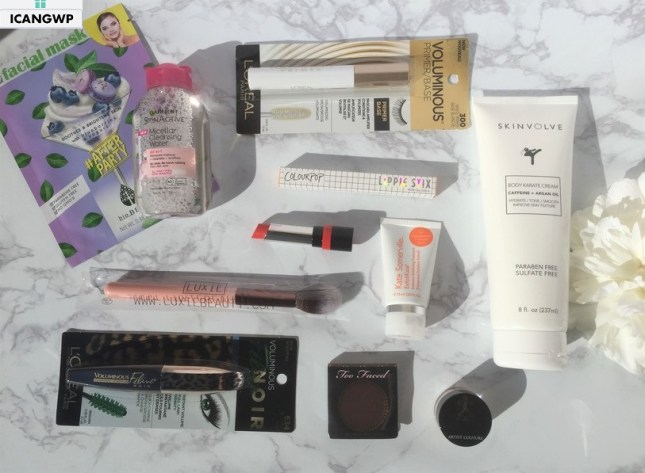 beautycon winter 2016 box unboxing by icangwp blog haul
