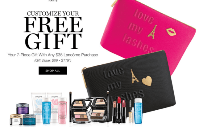 Dillards lancome 7pc gift sep 2017 see more at icangpw blog