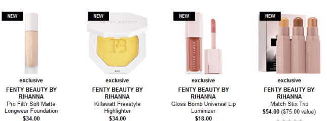 FENTY BEAUTY by Rihanna Sephora