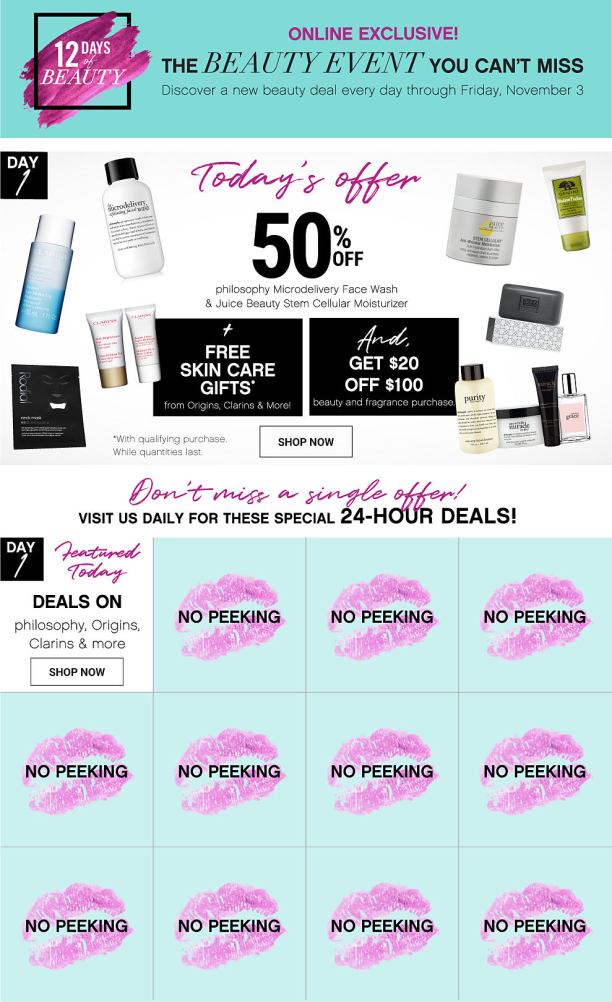 belk 12 days of beauty event oct 2017 see more at icangwp blog