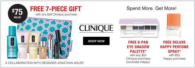belk clinique gift 7pc w 75