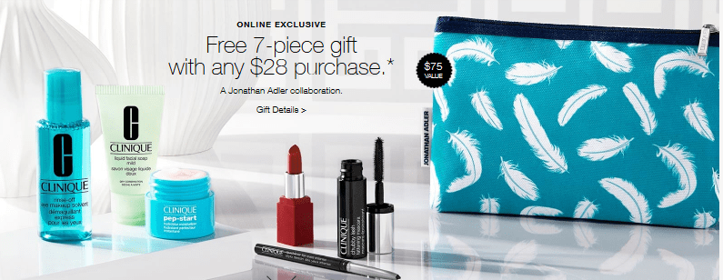 Gift With Purchase Fall 2017 Clinique oct 2017