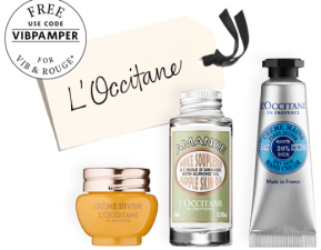 sephora coupon vib vibpamper loccitane oct 2017