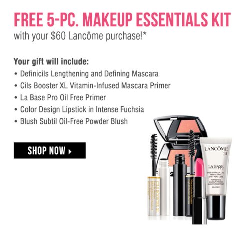 bon ton lancome gift nov 2017