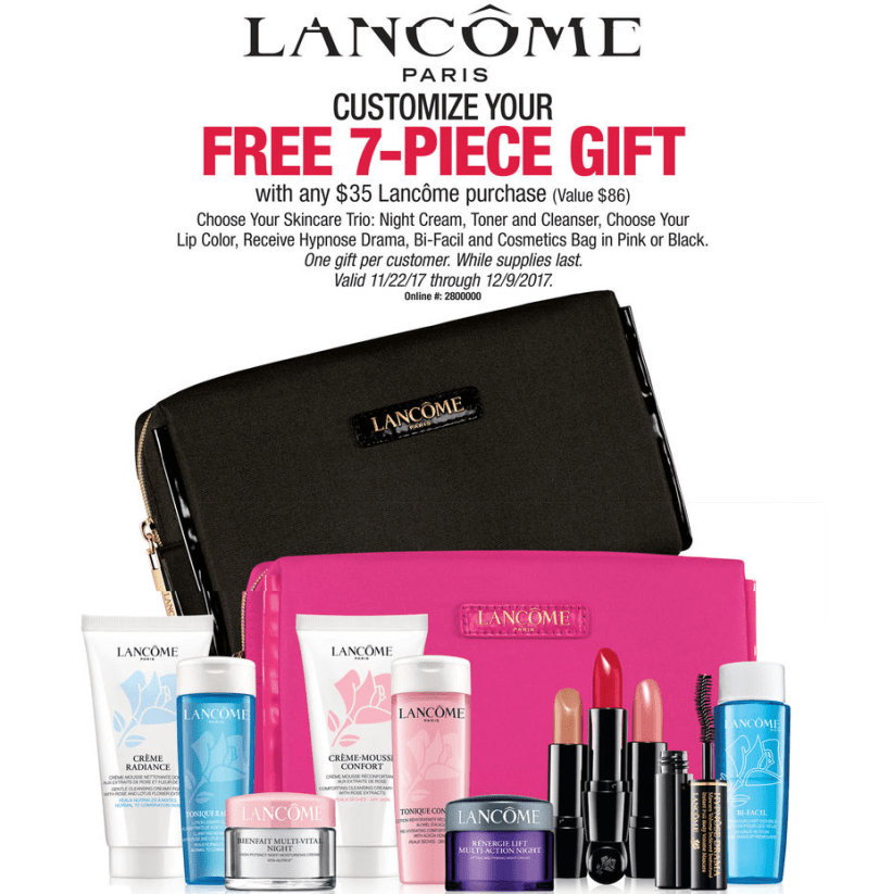 Boscov's lancome gift with purchase nov 2017 see more at icangwp blog