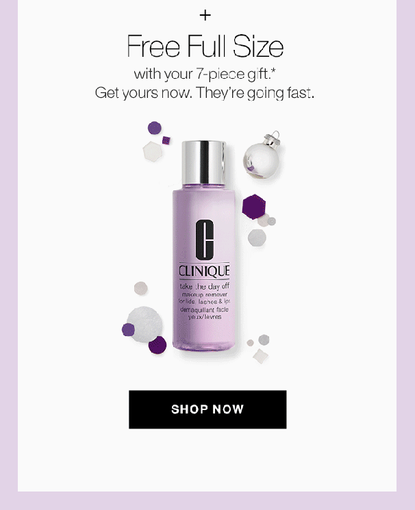 clinique free full size gift