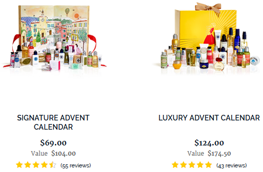 loccitane advent nov 2017