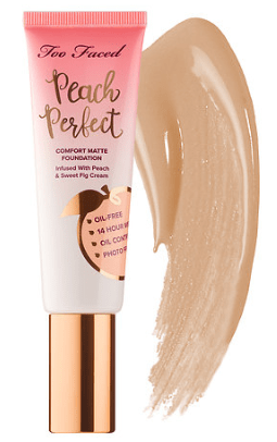 Peach Perfect Comfort Matte Foundation – Peaches and Cream Collection Too Faced Sephora