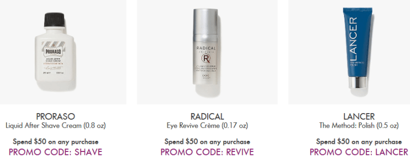 Space NK coupon nov 2017 7 Apothecary Offers and Gifts with Purchase