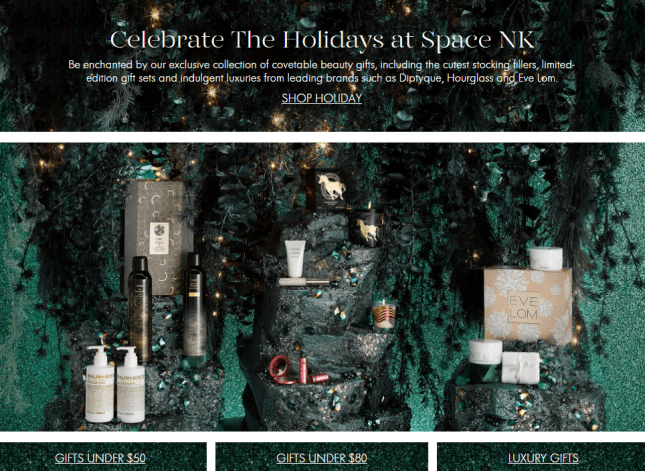space nk us holiday shop 2017