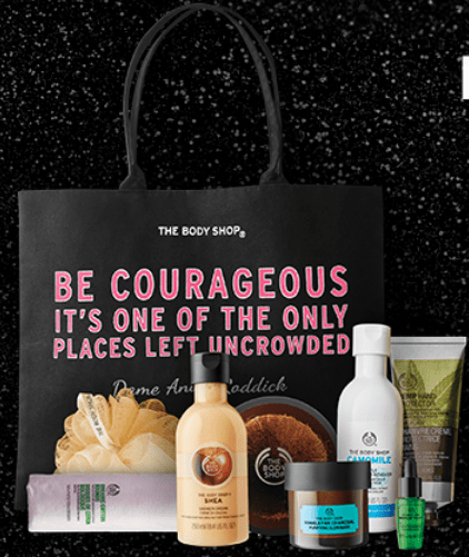 The Body Shop black friday tote 2017 Choose 3 Best Sellers for Just 33