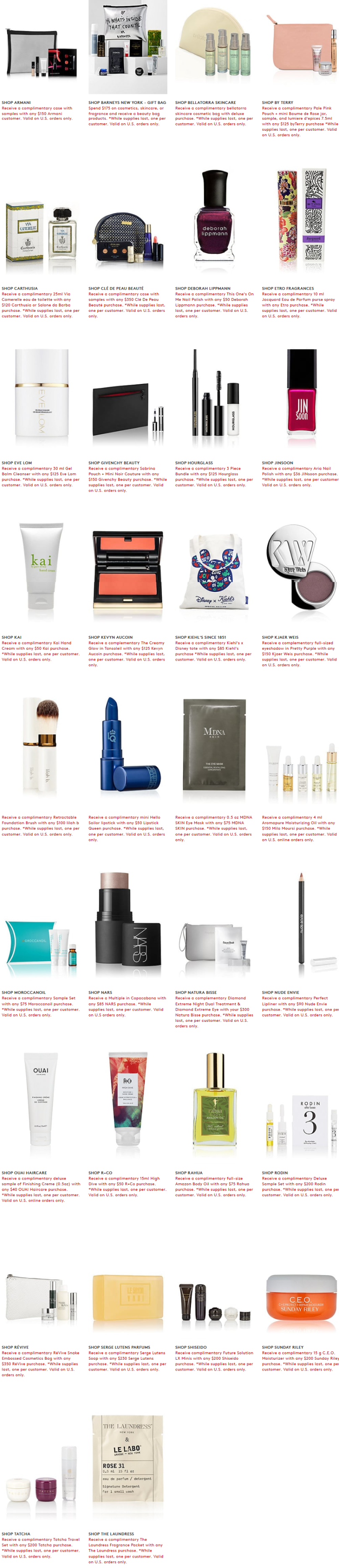 barneys Gift with Purchase see more at icangwp beauty blog december 2017