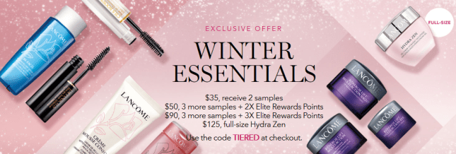 Lancôme Luxury Cosmetics Perfume Skin tiered