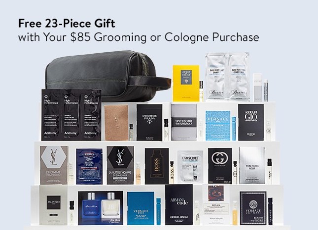 nordstrom 23-piece gift with 85 grooming purchase see more at icangwp blog dec 2017