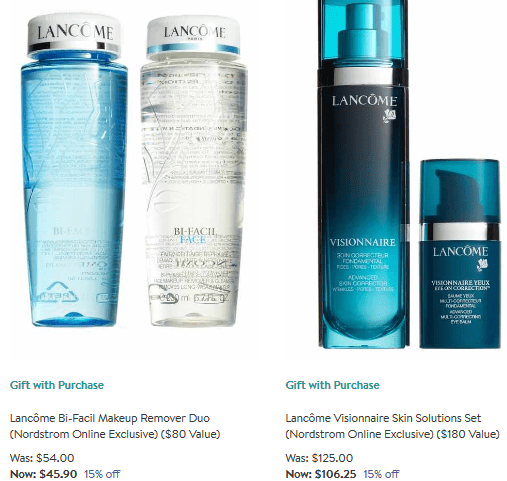 nordstrom lancome Beauty Sale dec 2017 see more at icangwp gift with purchase blog