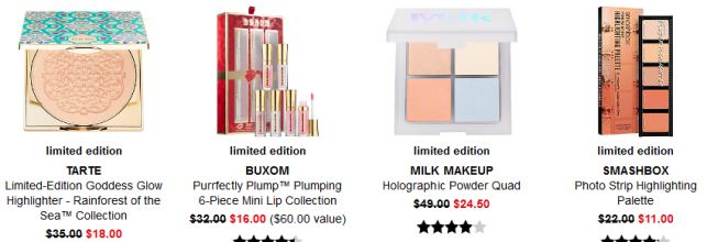 Sephora weekly wow 12 22 2017 Coupons Promo Codes Coupon Codes Sephora