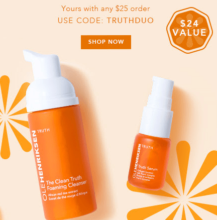 ole henriksen FREE mini Truth Serum The Clean Truth Foaming Cleanser