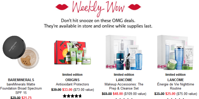 sephora weekly wow 1 11 jan 2018 2 see more at icangwp gift with purchase blog