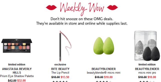 sephora weekly wow 1 18 jan 2018 2 see more at icangwp gift with purchase blog