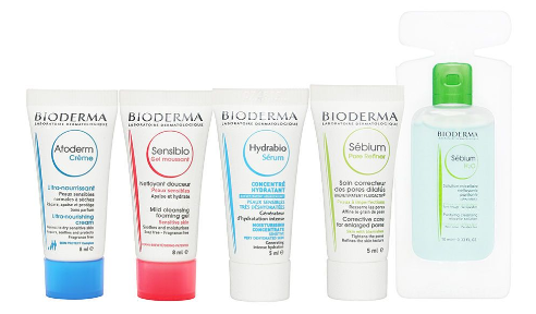 FREE Bioderma 5 Piece Set with any 35 skincare purchase 264838
