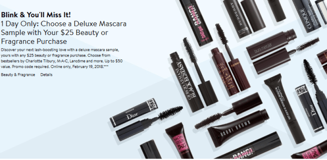 Gift with Purchase Nordstrom mascara