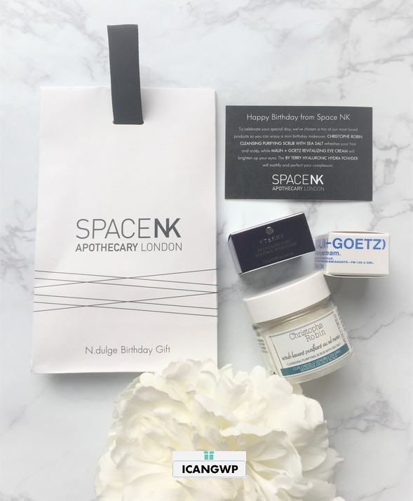 space NK birthday gift review by icangwp beauty blog all