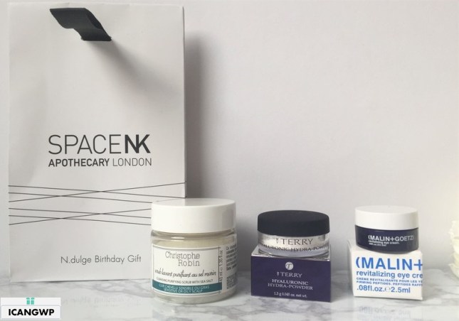 space NK birthday gift review by icangwp beauty blog haul