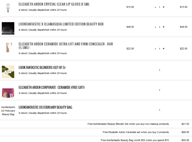 Your Cart Free US Shipping lookfantastic