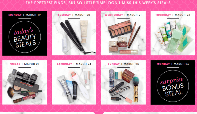 Daily Steals schedule Extra FlexPay for Best in Beauty Week HSN icangwp