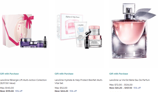 Lancome 15 percent off Makeup Skincare Fragrance Nordstrom
