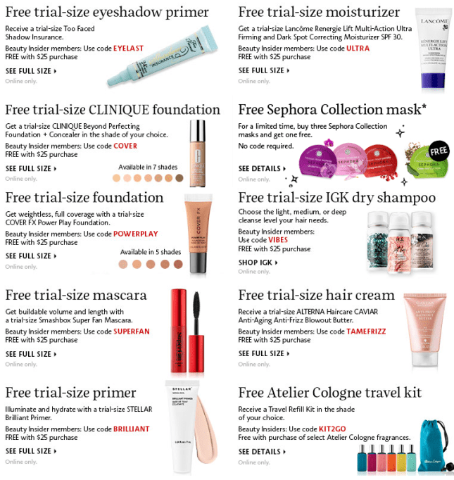 Sephora Coupons Promo Codes Coupon Codes Sephora