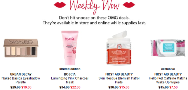 Sephora weekly wow march 2018Coupons Promo Codes Coupon Codes Sephora icangwp