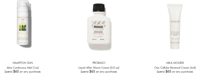 Space NK Apothecary gwp mar 2018 see more at icangwp blog and Gifts with Purchase