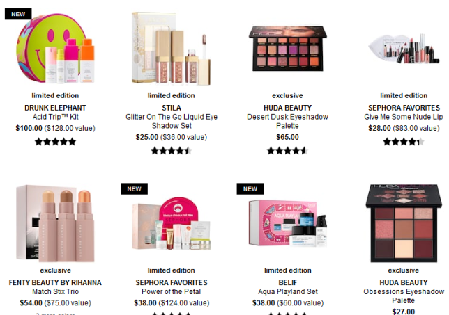 Exclusive Products Sephora icangwp