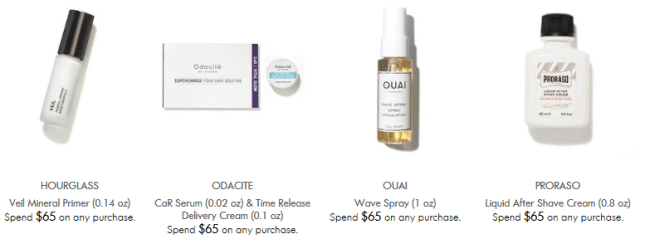 Space NK coupon Offers and Gifts with Purchase apr 2018 icangwp gift with purchase blog