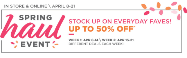 Spring Haul Sales Event Ulta Beauty april 2018 icangwp blog