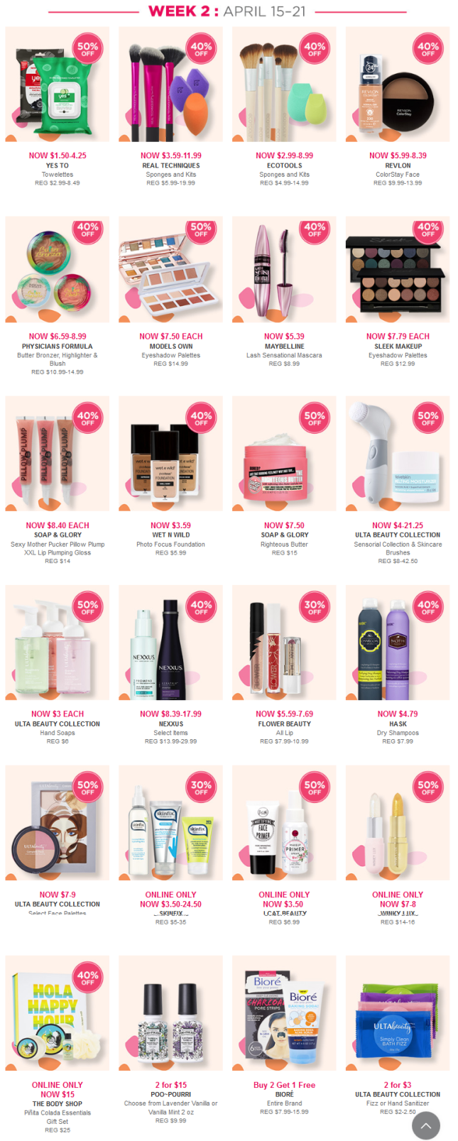Spring Haul Sales Event Ulta Beauty week 2 april 2018 icangwp blog