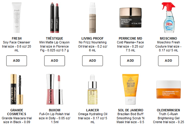 Sephora pick 5 free samples may 2018 icangwp blog