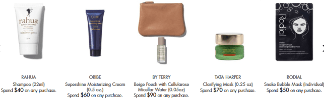 Space NK gwp Offers and Gifts with Purchase icangwp blog may 2018