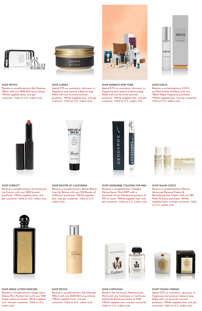 Barneys New York Gift with Purchase icangwp blog june 2018