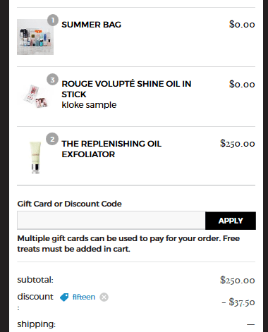 Checkout bluemercury