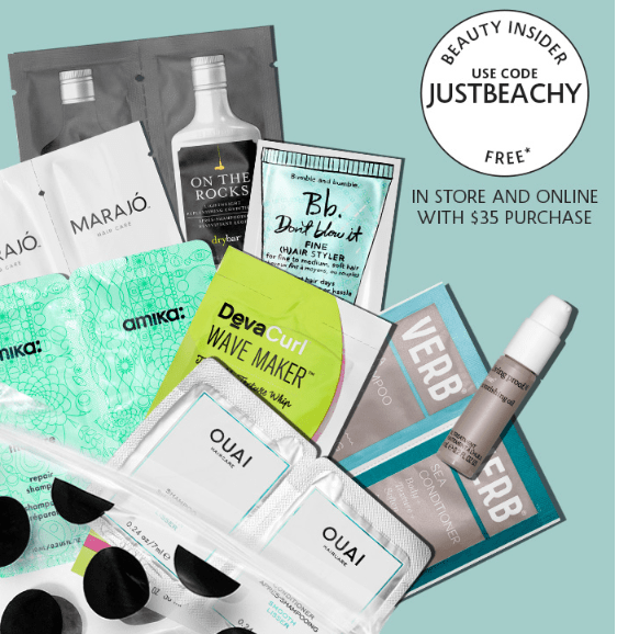 Sephora Hair care lovers sample hot products free with 35 purchase icangwp blog
