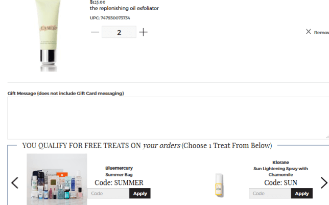 Your Shopping Cart bluemercury