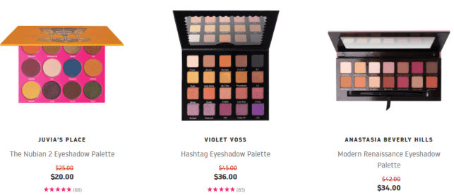Beauty Bay palette sale