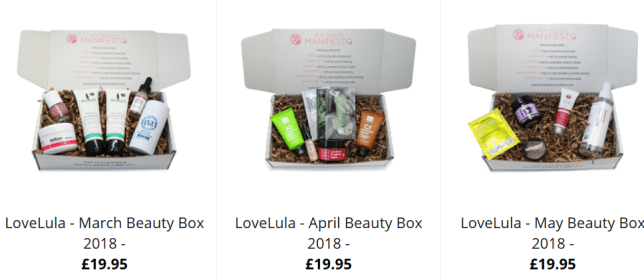lovelula beauty box Special Offers Selection Boxes LoveLula FREE Delivery Worldwide