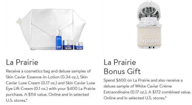 nordstrom anniversary Gift with Purchase la prairie Nordstrom icangwp beauty blog