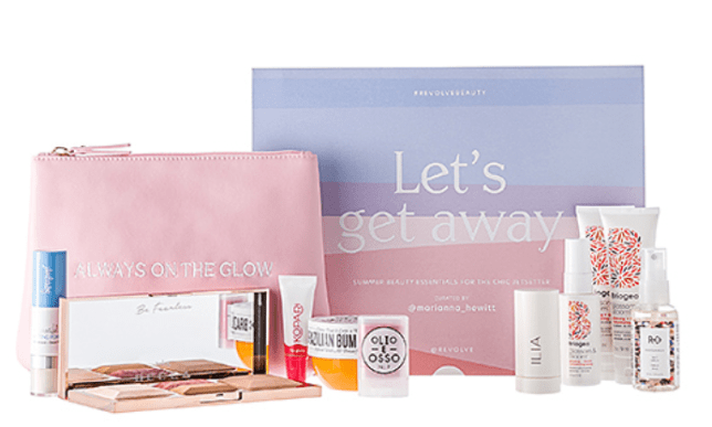 REVOLVE Beauty x Marianna Hewitt LET S GET AWAY Beauty Box icangwp blog