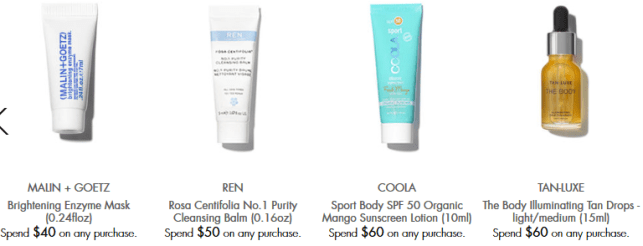 Space NK Gifts with Purchase icangwp blog july 2018